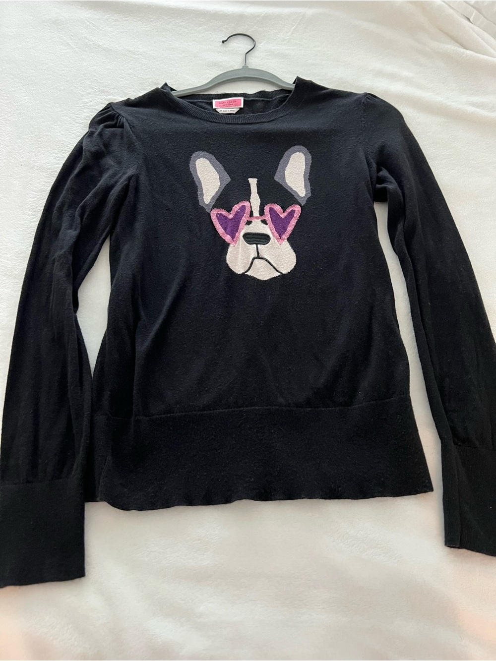 Kate Spade Black Francois Sweater -XS